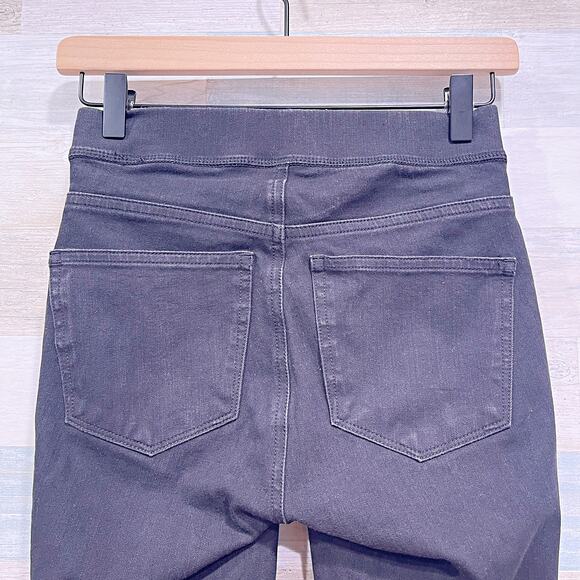 J CREW Pull On Toothpick Skinny Jeans Black Elastic Waist Stretch Womens 24 - Picture 4 of 7